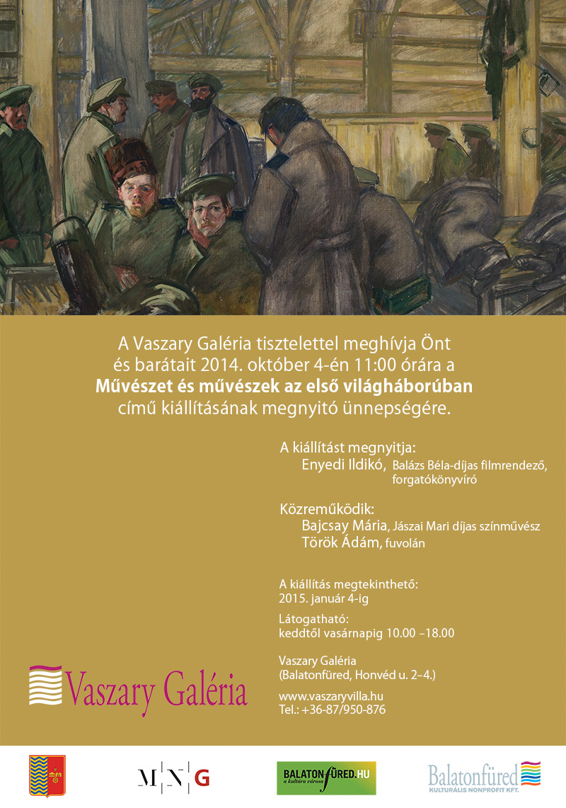 Művészet és művészek az első világháborúban